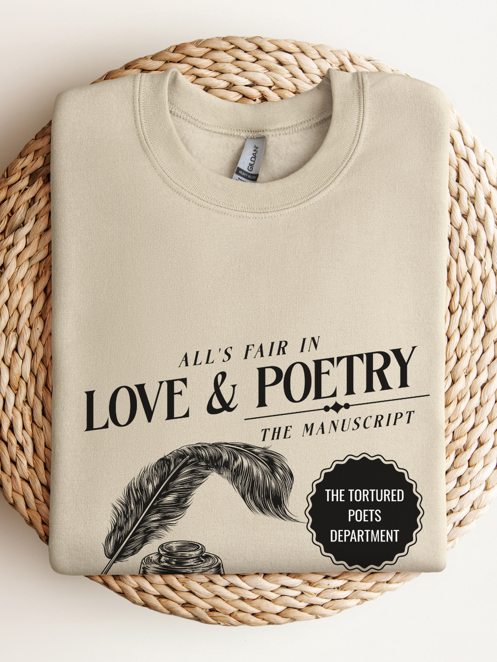 All's Fair in Love & Poetry Crewneck Sweatshirt